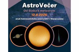 Pozvánka na AstroVečer Od Slnka k meteorom