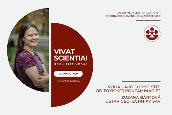 Vedecký podvečer v Kláštore sa sústredí na vodu